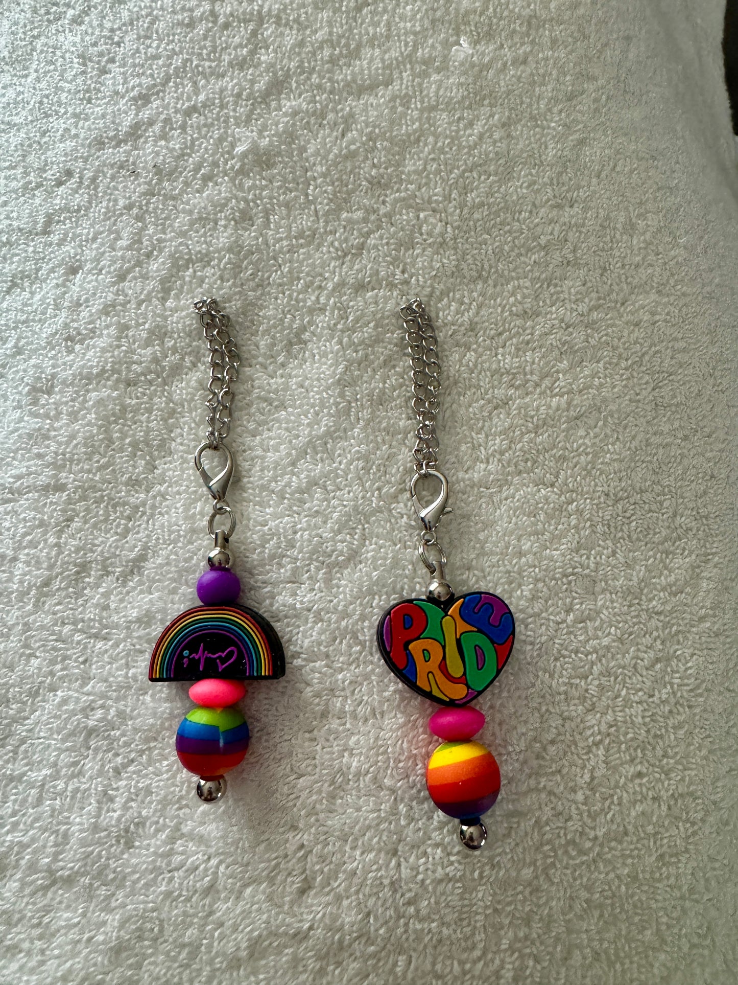 Handmade Pride Tumbler Handle Charms
