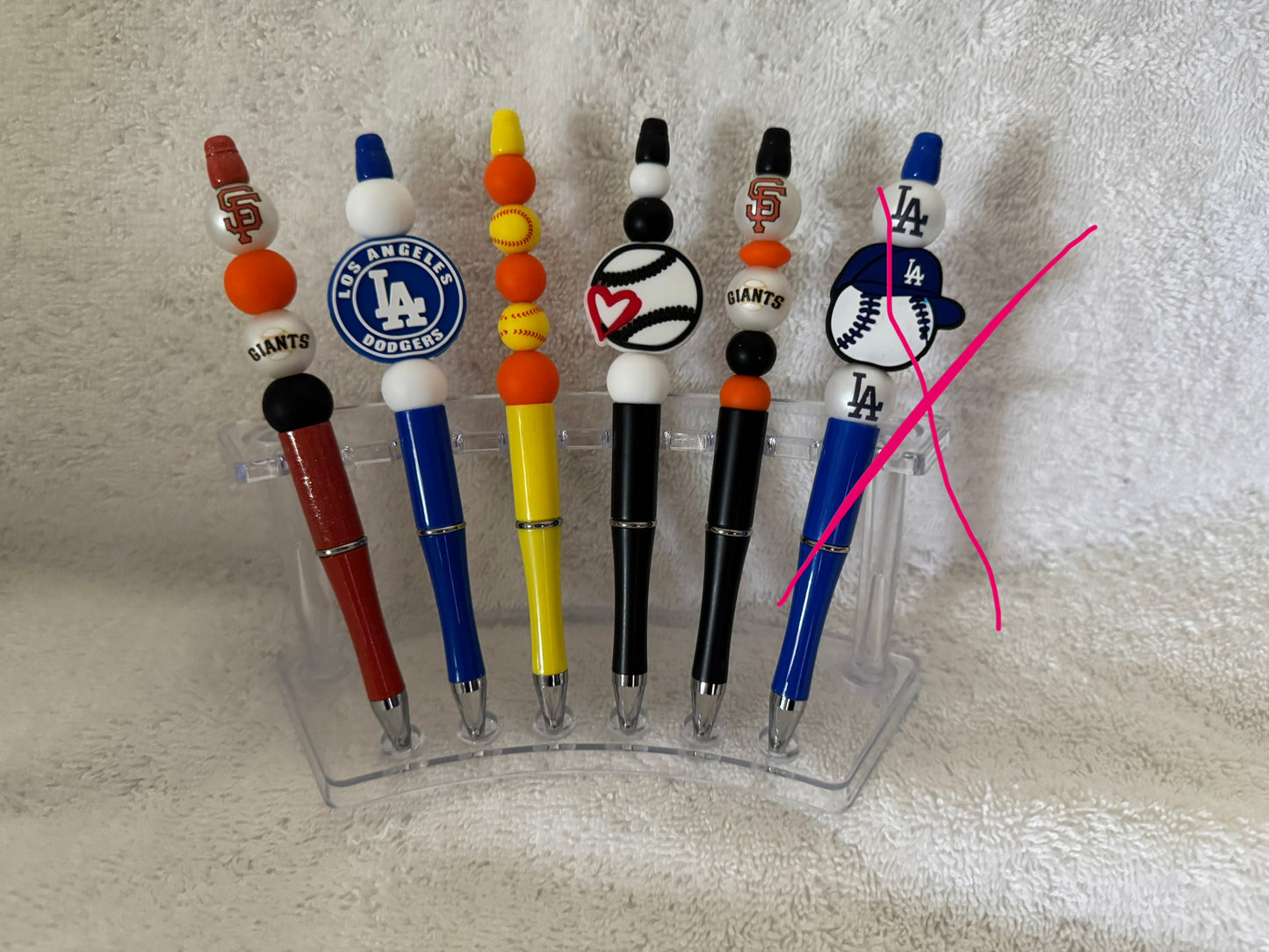 Handmade "Baseball" Themed Pens