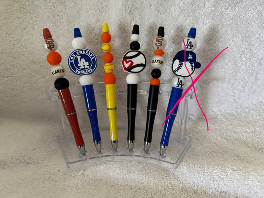 Handmade "Baseball" Themed Pens