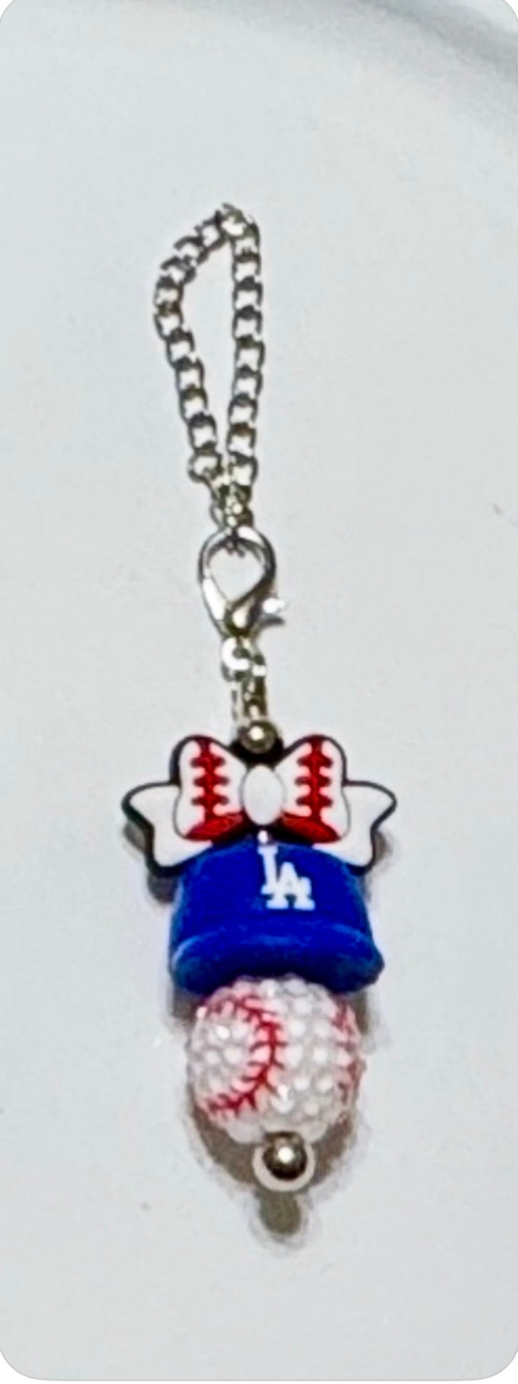 Handmade "Los Angeles Dodgers" Tumbler Handle Charm