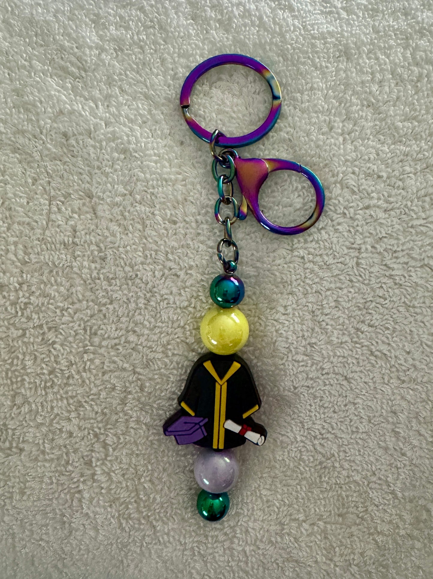 Handmade Graduation Keychain